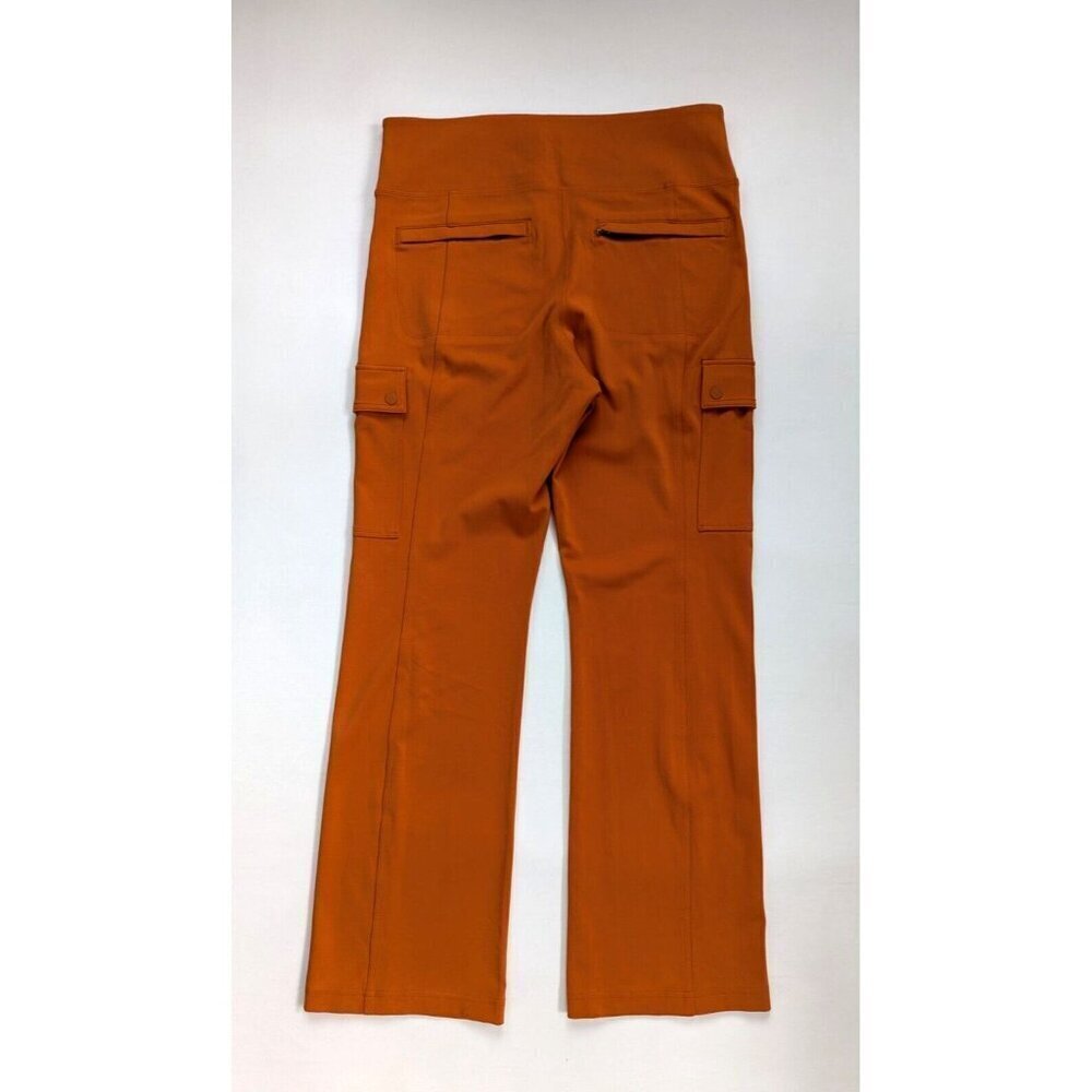 Athleta Delancey Straight Cargo Pant Size Large Foliage Orange - Picture 7 of 12